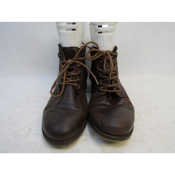 Josef Seibel Womens Size 40 EUR Brown Leather Lace Up Ankle Boots Booties - Picture 5 of 11